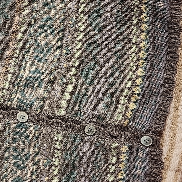 📛5/$25 Knit Cardigan with Embroidered Details - Picture 3 of 10